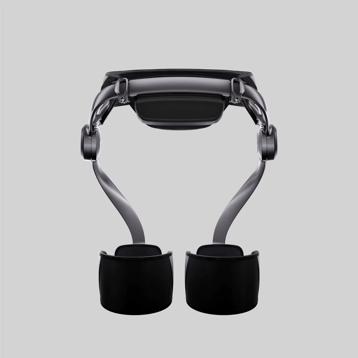 PowerStride Wearable Exoskeleton back view showcasing its innovative foldable design.