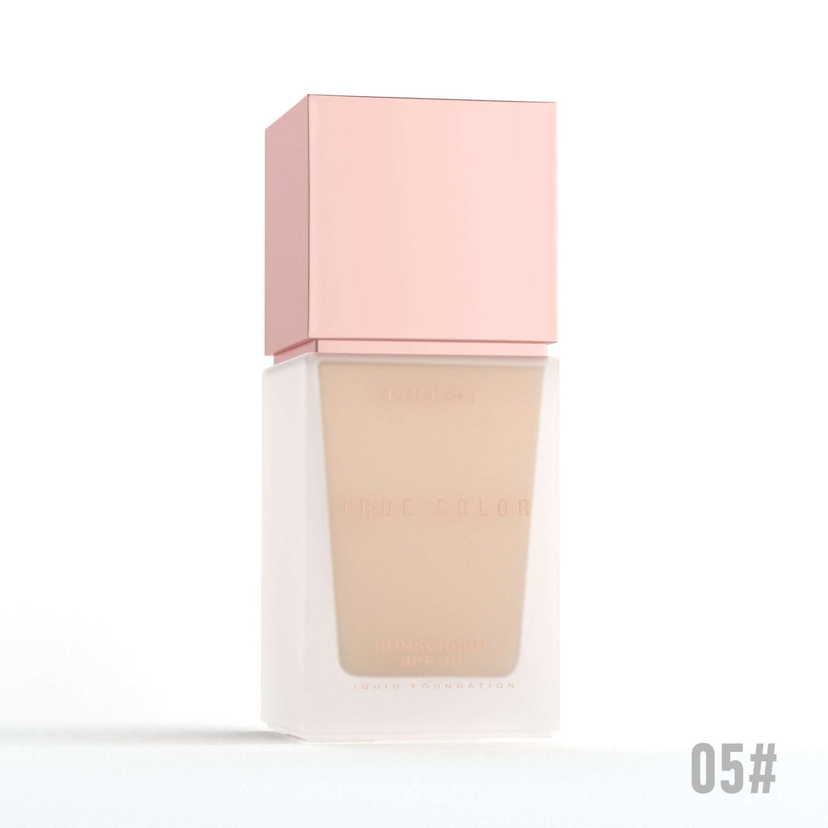 Mat solcreme flydende foundation SPF 30 | Fuld dækning