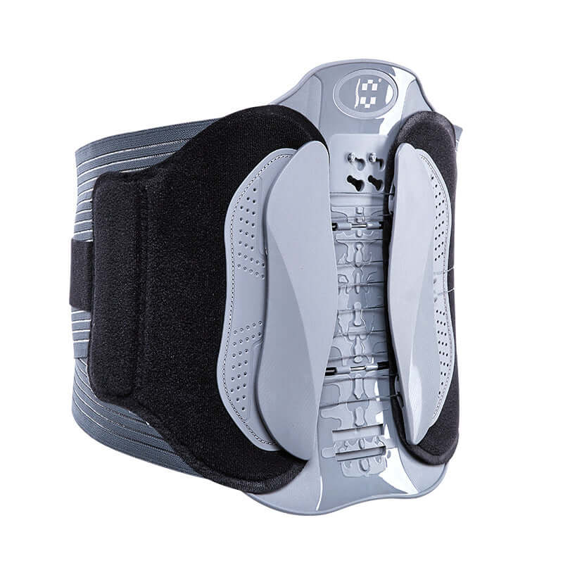 Postpartum Corset with sleek contour design for lumbar back support and core stabilization.