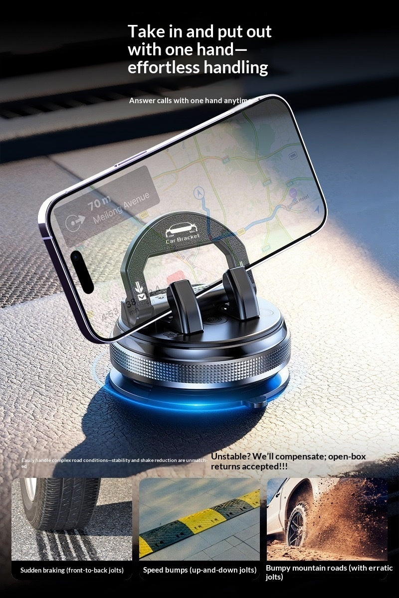 Suction cup car phone holder, 360 degree rotating dashboard mount – photo 5