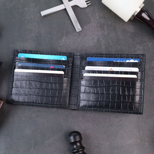 Crocodile Pattern Heritage Wallet