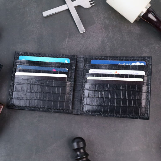 Crocodile Pattern Heritage Wallet