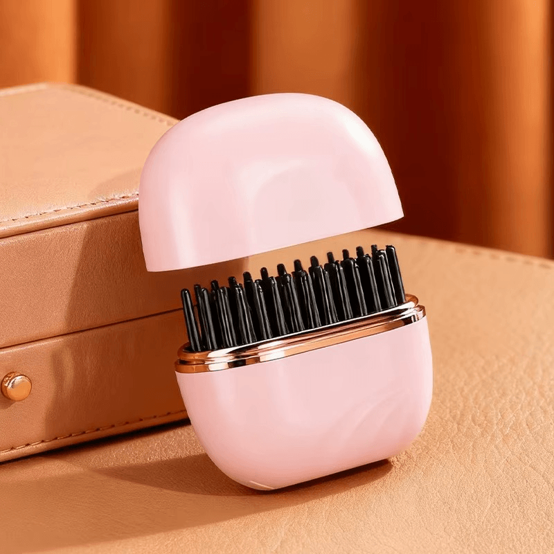 SilkStraight Mini cordless hair straightener for portable styling and travel.