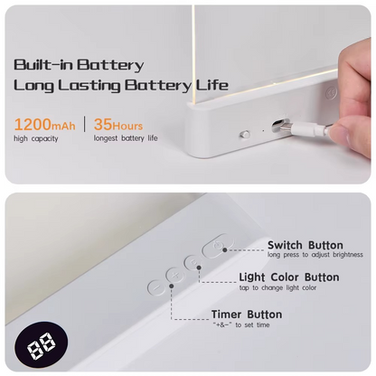 LuminaPage Pro | Advanced HD Book Light Panel