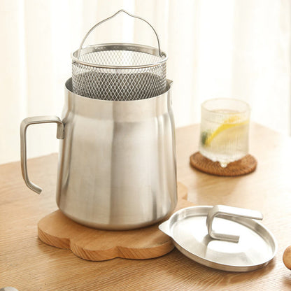 Fryer With Basket and Strainers JO