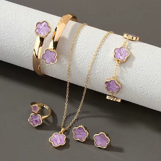 The Royal Lilac Clover Set | 5-Piece Signature Collection
