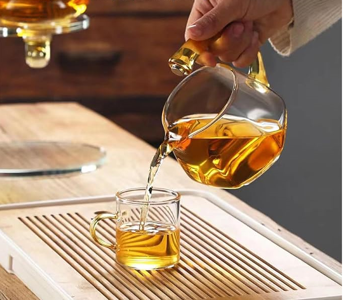 Magnetic Glass Tea Pot KT