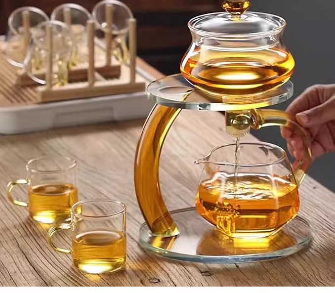 Magnetic Glass Tea Pot KT