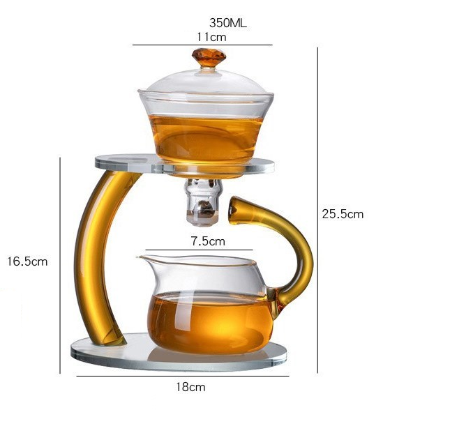 Magnetic Glass Tea Pot KT