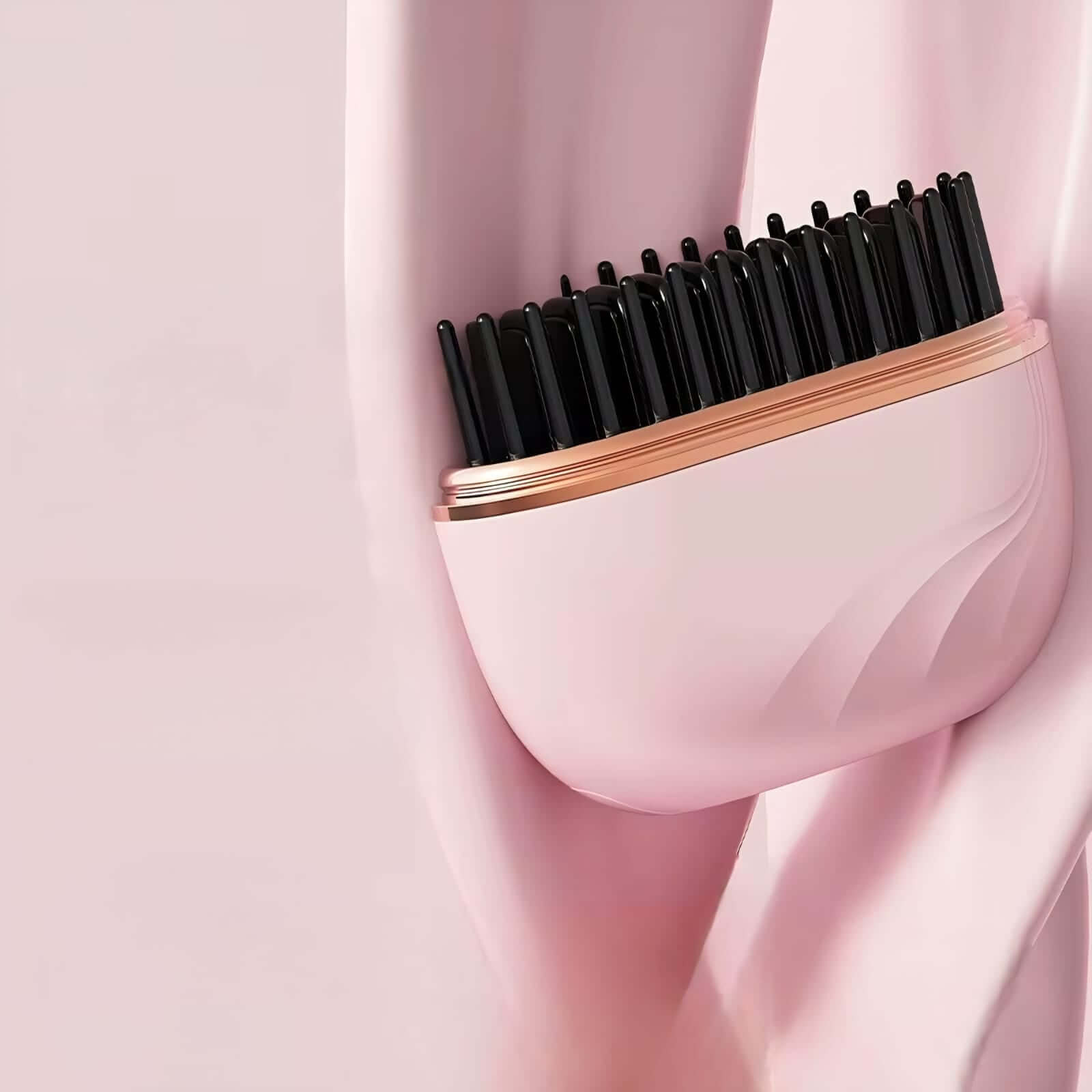 SilkStraight Mini cordless hair straightener for portable styling and travel.
