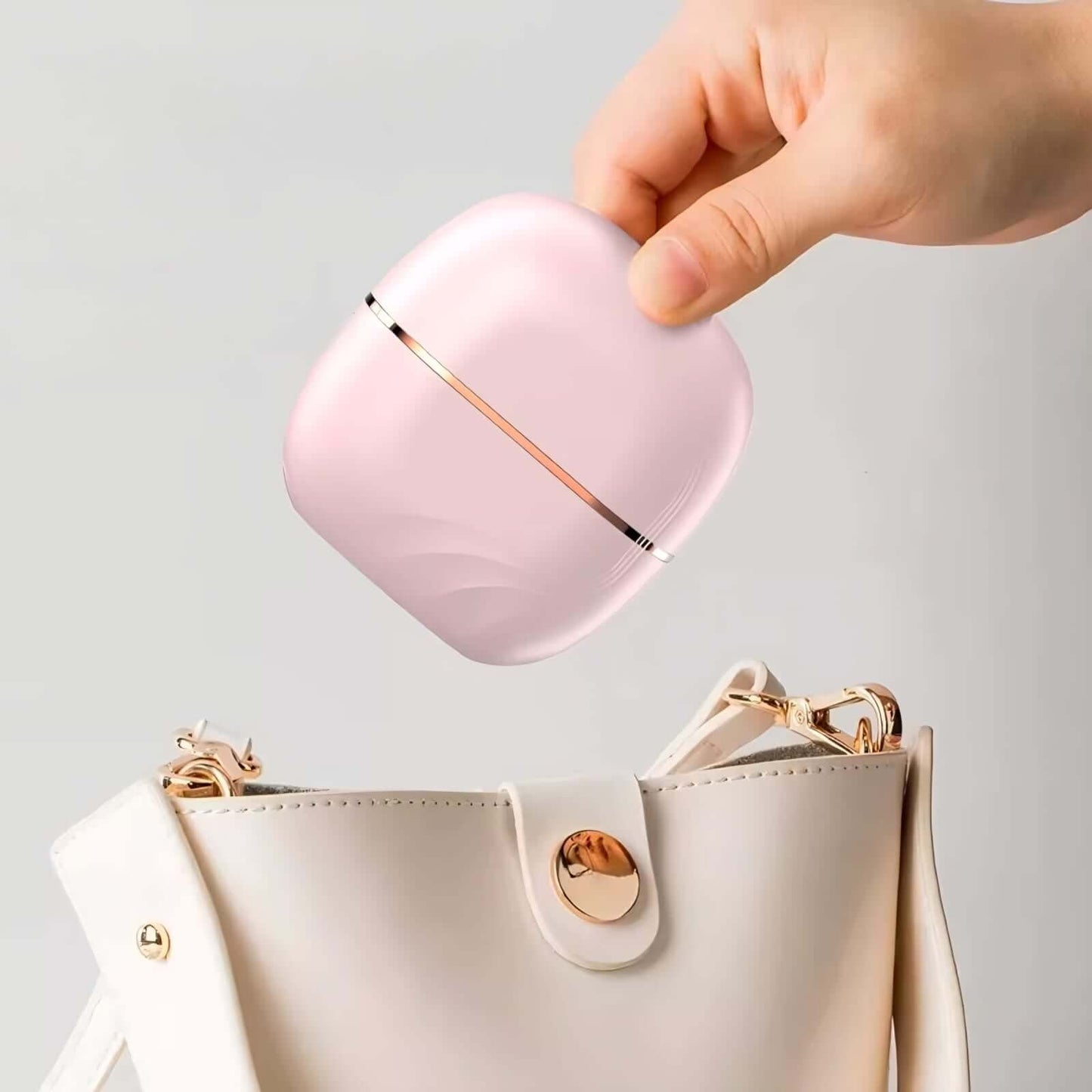 SilkStraight Mini cordless hair straightener for portable styling and travel.