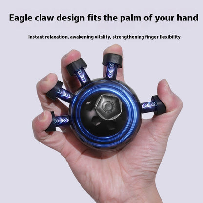 Adjustable Hand Strengthener Ball demonstrating eagle claw design for improved grip and finger flexibility.