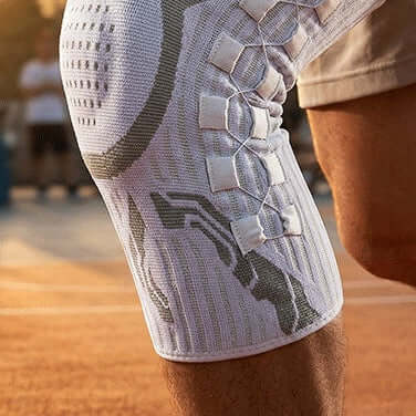 Knob Style Knee Pads featuring a detailed view of the adjustable design and advanced stabilization technology.