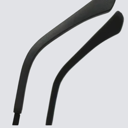 Adjustable Tint Sunglasses: SmartShade HD black temple arms for enhanced comfort and style.