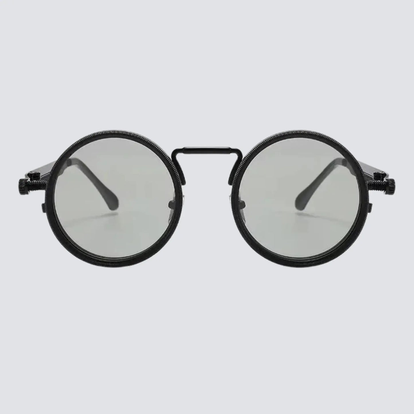 Adjustable Tint Sunglasses: SmartShade HD with round design and adjustable ND filter lenses.