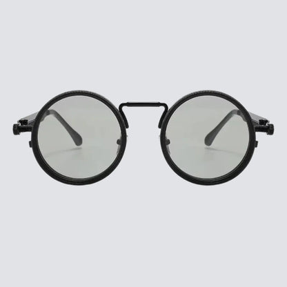 Adjustable Tint Sunglasses: SmartShade HD with round design and adjustable ND filter lenses.