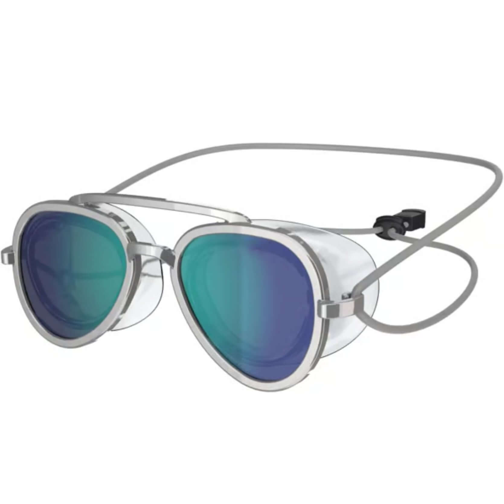 Anti Fog Swimming Goggles with sleek design and panoramic shield for clear visibility in the pool.