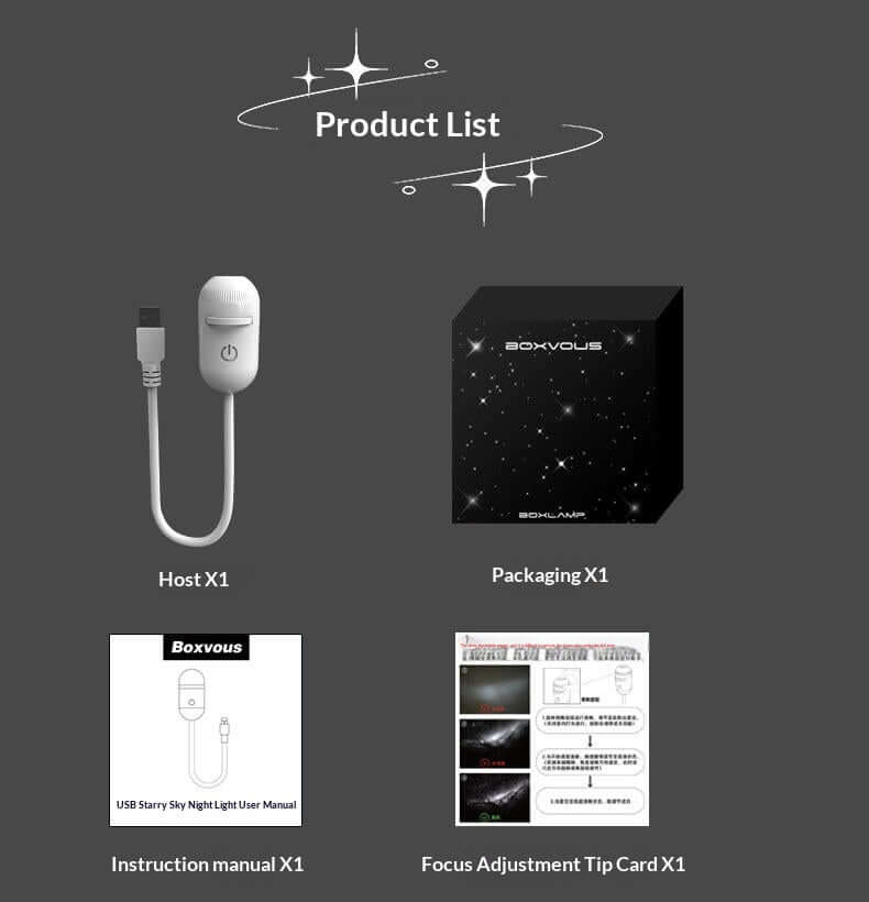 Rotatable Pattern Night Light Projector with interchangeable lenses projecting star and floral shapes on a bedroom wall.