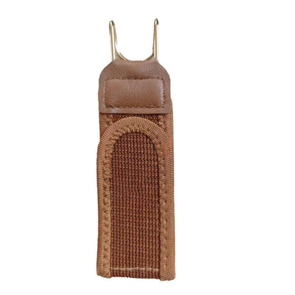 Buckleless Elastic Waist Belts accessory brown Velcro strap for adjustable personalization and comfort
