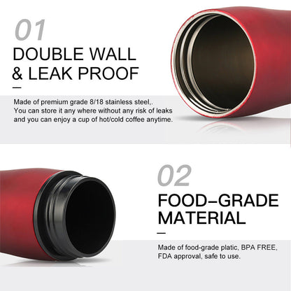 Close-up of the double wall and leak-proof design of the Portable Espresso Maker made from food-grade materials.