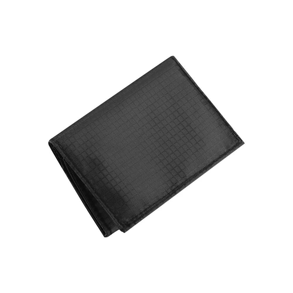 Hidden Travel Passport Wallet in sleek black design, perfect for concealed carry and anti-theft protection.