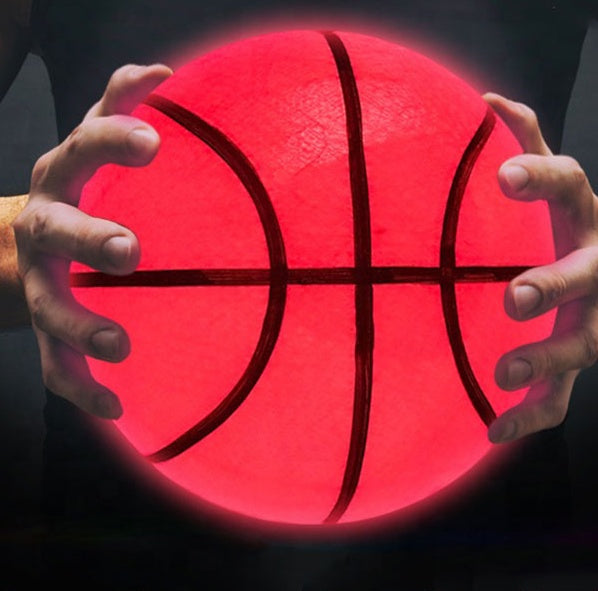 LED light up basketball, glowing size 7 ball