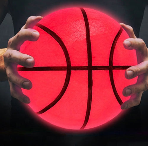 LED light up basketball, glowing size 7 ball