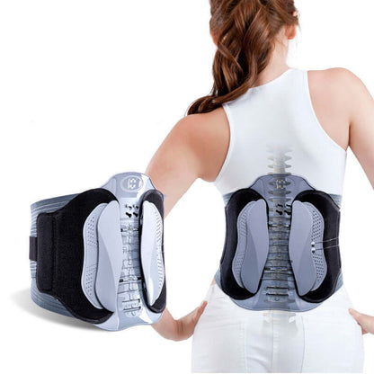 Postpartum Corset for lumbar back support, featuring sleek contour design and drawstring for core stabilization.