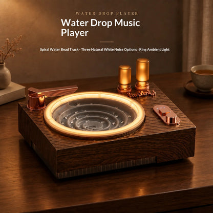 Record player night light and white noise machine with RGB light