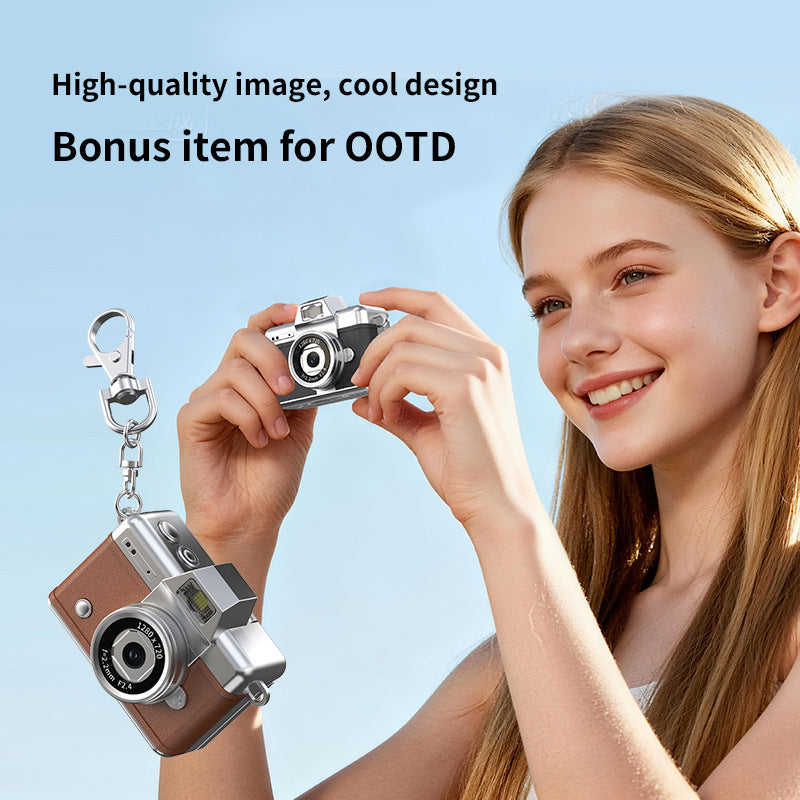Retro digital camera, mini flip-screen digicam – photo 10