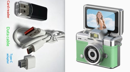 Retro digital camera, mini flip-screen digicam – photo 14