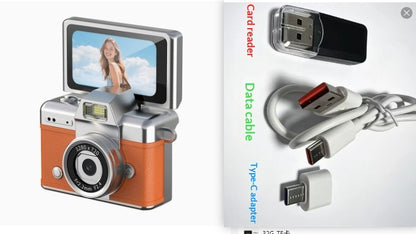 Retro digital camera, mini flip-screen digicam – photo 15