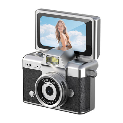Retro digital camera, mini flip-screen digicam – photo 7