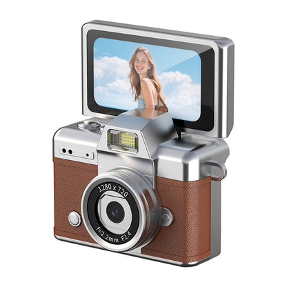 Retro digital camera, mini flip-screen digicam – photo 9