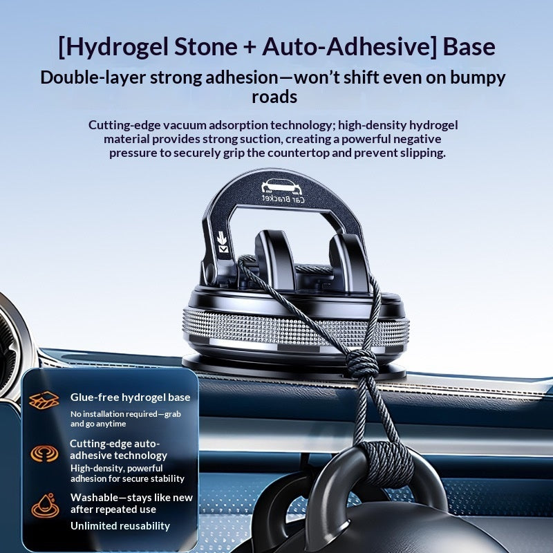 Suction cup car phone holder, 360 degree rotating dashboard mount – photo 3