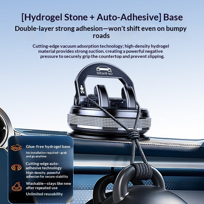 Suction cup car phone holder, 360 degree rotating dashboard mount – photo 3