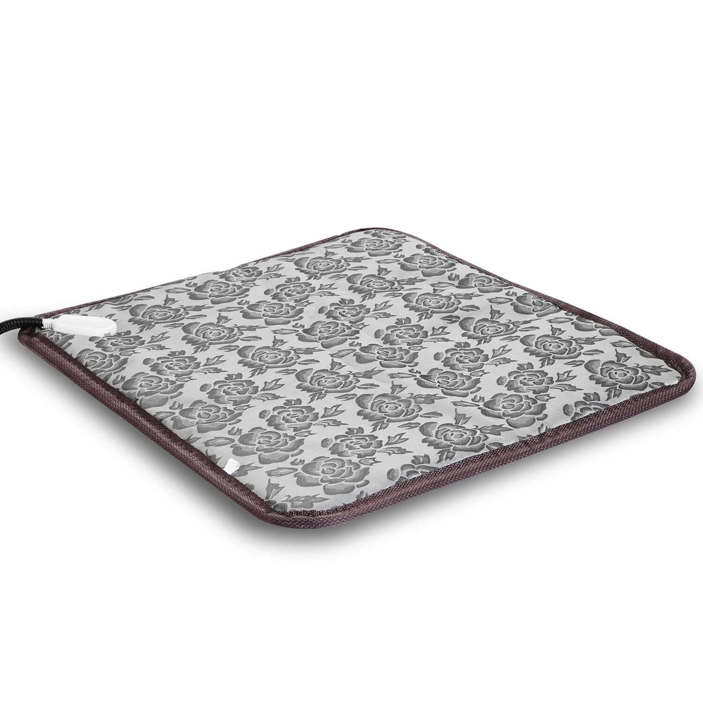 Waterproof Pet Heating Pad with a reinforced steel-wrapped cord and a soft, removable cover for thermal comfort.