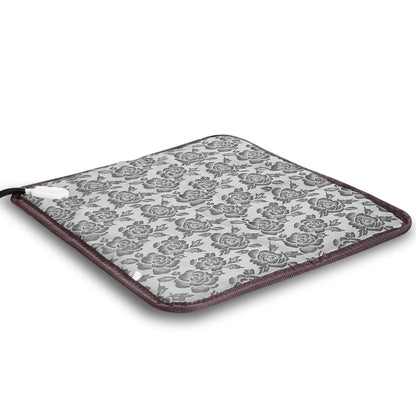 Waterproof Pet Heating Pad with a reinforced steel-wrapped cord and a soft, removable cover for thermal comfort.