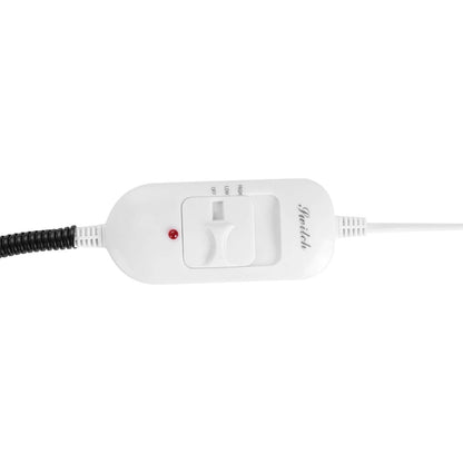 Waterproof Pet Heating Pad with a reinforced steel-wrapped cord and a soft, removable cover for thermal comfort.